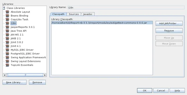 Configuració de la biblioteca gettext a Linux.