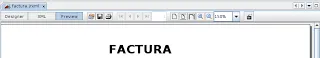 Previsualització de l’informe a iReport.